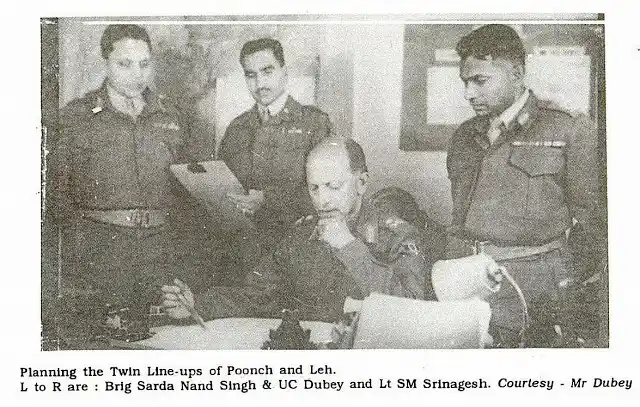 KM Cariappa working on military strategy.