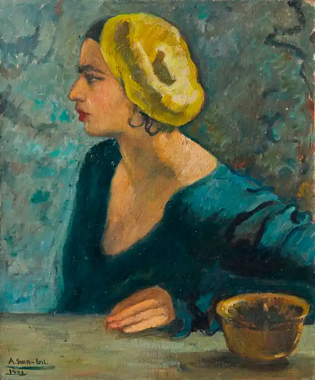 A self-portrait by Amrita Sher-Gil that sold for a record $2.92 million at Sotheby’s in 2015. (Photo: Sahar Zaman)