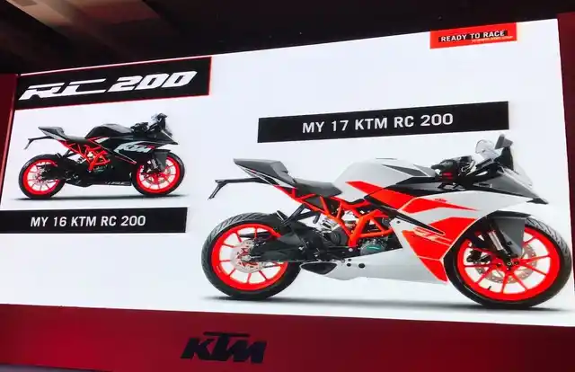 KTM RC 200 gets minor updates. (Photo Courtesy: BikeDekho)