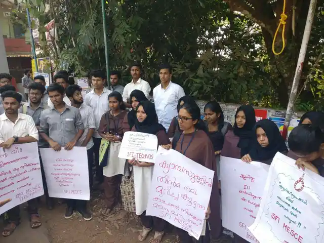 The management of the Nehru College of Engineering & Research initially defended the action against Jishnu but later suspended three people. (Photo Courtesy: Facebook/<a href="https://www.facebook.com/justiceforjishnupranoy/">JusticeforJishnu</a>)