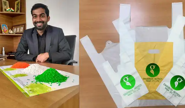 An Indian company developed edible, biodegradable plastic. (Photo Courtesy: EnviGreen)