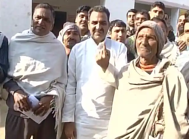 Sanjeev Balyan in Muzaffarnagar. (Photo: ANI)
