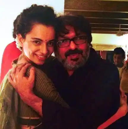 Kangana and Sanjay Leela Bhansali. (Photo courtesy: Twitter)