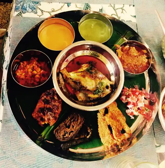 A Pathare Prabhu feast. (Photo courtesy: <a href="https://www.facebook.com/pg/dinewithvijaykars/photos/?ref=page_internal">Facebook/ DineWithVijaykars</a>)