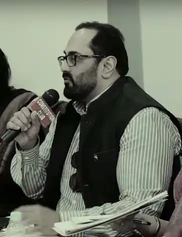 MP Rajeev Chandrasekhar, one of the largest investors in Arnab Goswami’s to-be-launched Republic TV, is currently in the midst of a legal battle with The Wire (Photo: <b>The Quint</b>)
