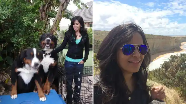 (L) Salona at 18; (R) Salona at her current age. (Photo Courtesy: Salona Bains Joshi)