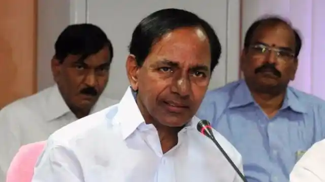 Telengana Chief Minister K Chandrasekhar Rao. 