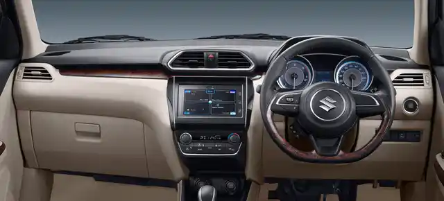 The Dzire now gets Apple Car Play and Android Auto. (Photo courtesy: Maruti)