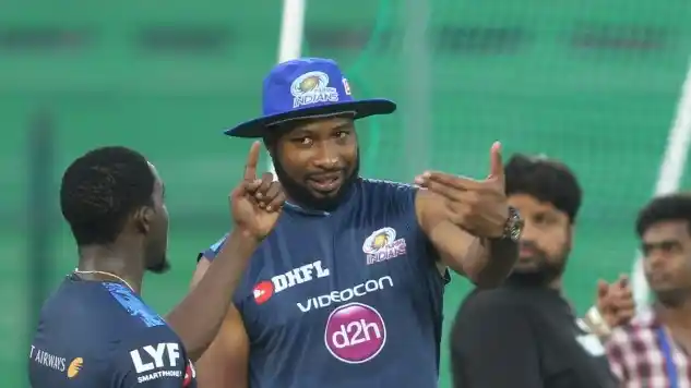 Mumbai Indians players Kieron Pollard had lashed out at Sanjay Manjrekar. (Photo: IANS)