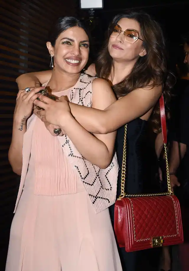 PC and Sushmita pose affectionately. (Photo: Yogen Shah)