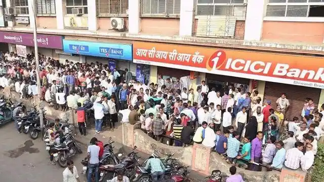 Many people died while waiting in bank queues during demonetisation. 