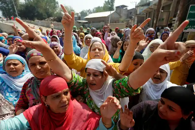 Kashmir’s women have developed their own vocabulary of resistance. (Photo: Reuters) 