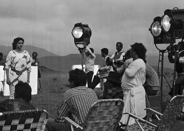 On the sets of <i>Mr India</i>. (Photo courtesy: <i>Mr India</i> Team)