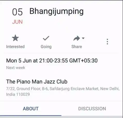 The original event shared by the jazz club on its Facebook page. (Photo Courtesy: Facebook Screengrab / The Piano Man Jazz Club)