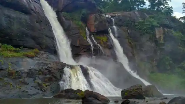 Athirapally waterfalls, the place where the movie Bahubali was shot. 