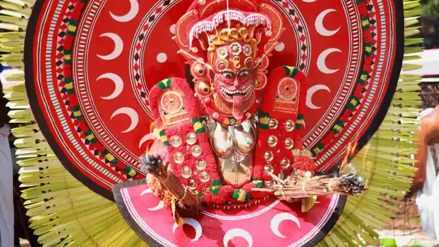Theyyam performance. 