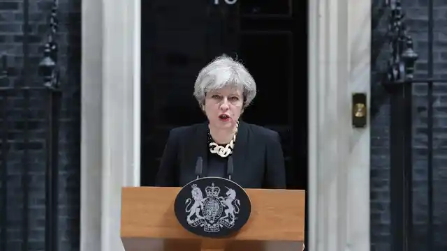 Britain’s Prime Minister Theresa May. 