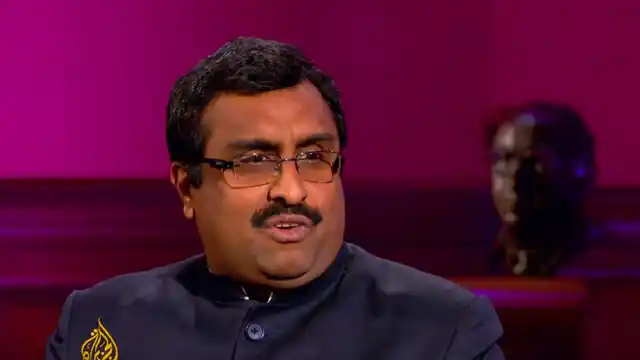 File image of the BJP General Secretary Ram Madhav. 