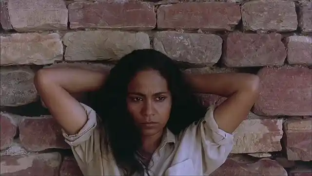Seema Biswas as Phoolan Devi in <i>Bandit Queen</i>.
