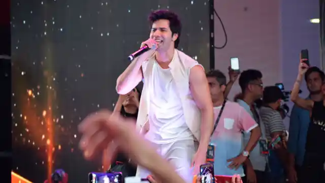 Varun Dhawan at an event. 