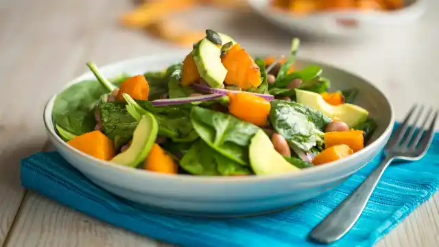 Spinach salad comes in all shapes and sizes. 