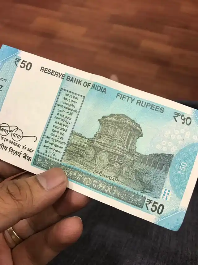 Photo shared by one of the first bearers of the new Rs 50 note. 