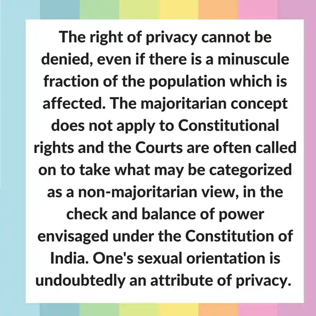 Extract from Justice Chandrachud’s observation