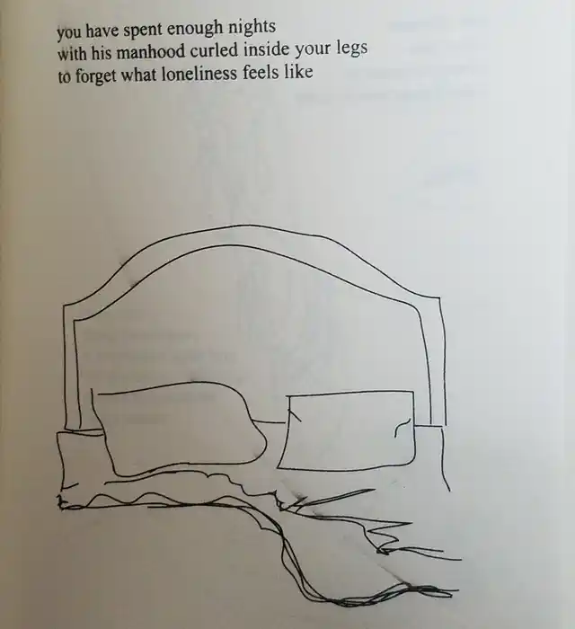 A page from Rupi’s first book.