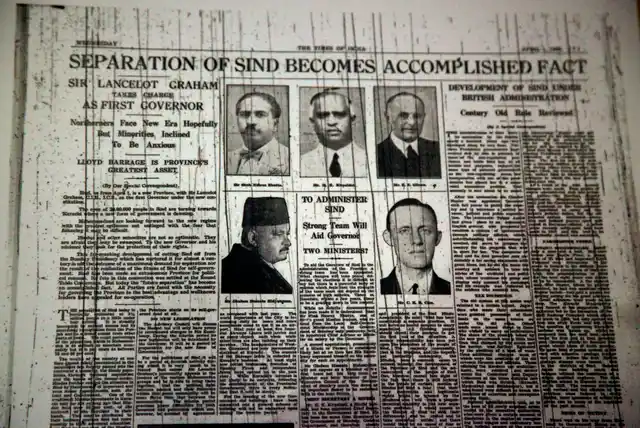 Newspaper clippings from the time of Partition.