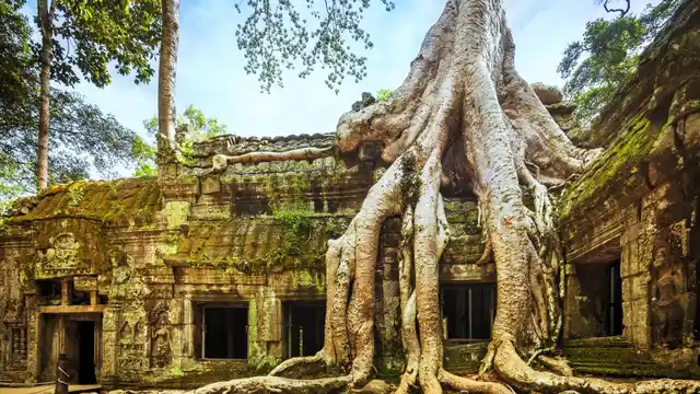 Angkor Wat, Cambodian Temple. 