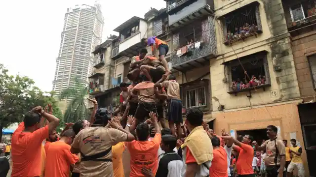 Celebrating Janmashtmi with Dahi Handi