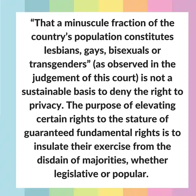 Extract from Justice Chandrachud’s observation
