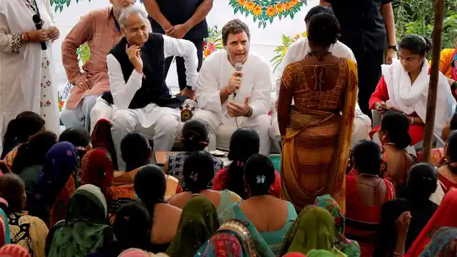 File photo of Congress president Rahul Gandhi in Gujarat.