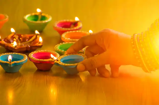 During Diwali, there’s extra cheer all around and for as far as your eyes can see, there’s only light (Photo: iStock)
