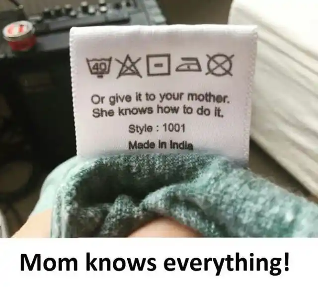 Mom knows everything! 