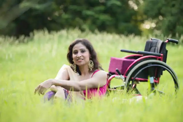 Priya delivering one of her natural poses.