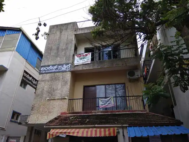 The building that houses the Gauri Lankesh Patrike office in Basavanagudi.