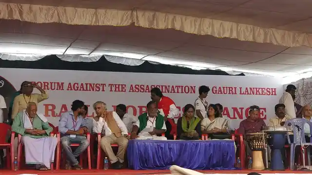 Freedom fighter H.S Doreswamy, journalist P. Sainath, activist Kavita Krishnan among the speakers at #IAmGauri conclave.