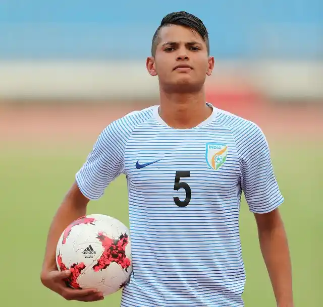 Sanjeev
Stalin is a defender in the India U-17 team.