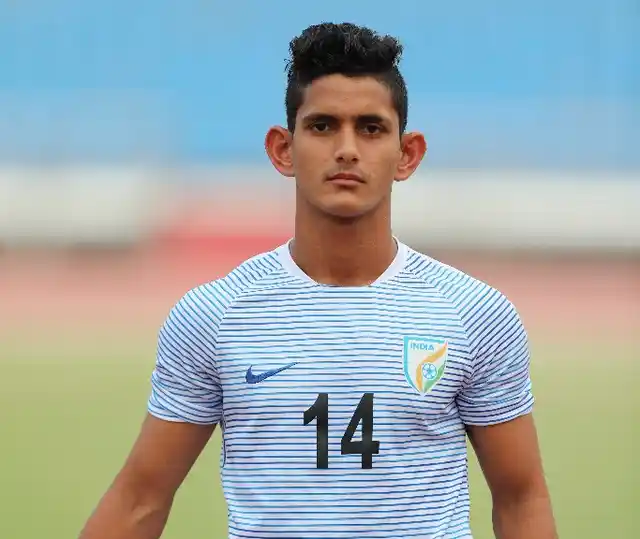 Jitendra Singh is a defender in the India U-17 team.