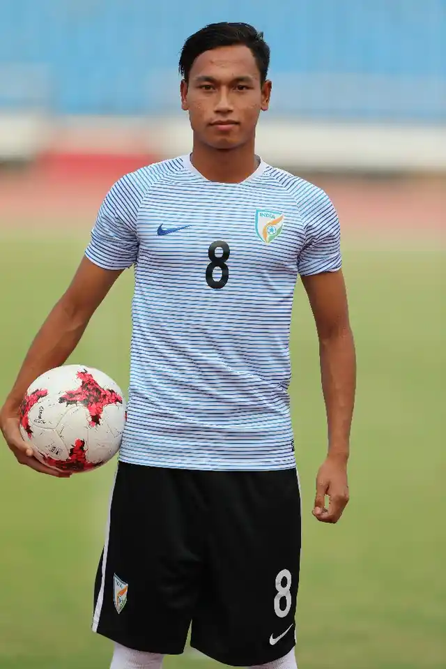 Amarjit is the captain of the India U-17 team.
