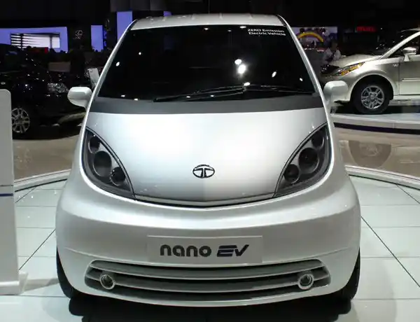The Tata Nano EV was showcased at the Geneva Motor show. 