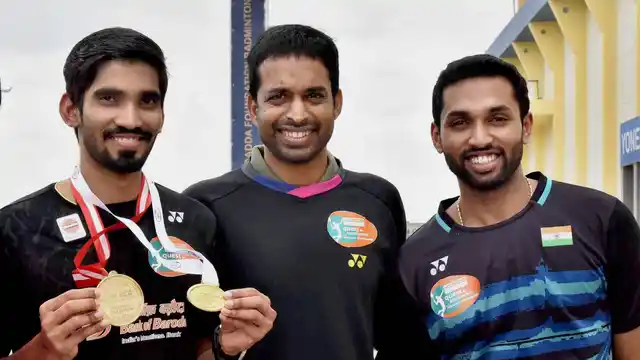 Kidambi Srikanth (left) and HS Prannoy (right), India’s top-ranked men’s singles players, are missing the Nationals due to fitness issues.
