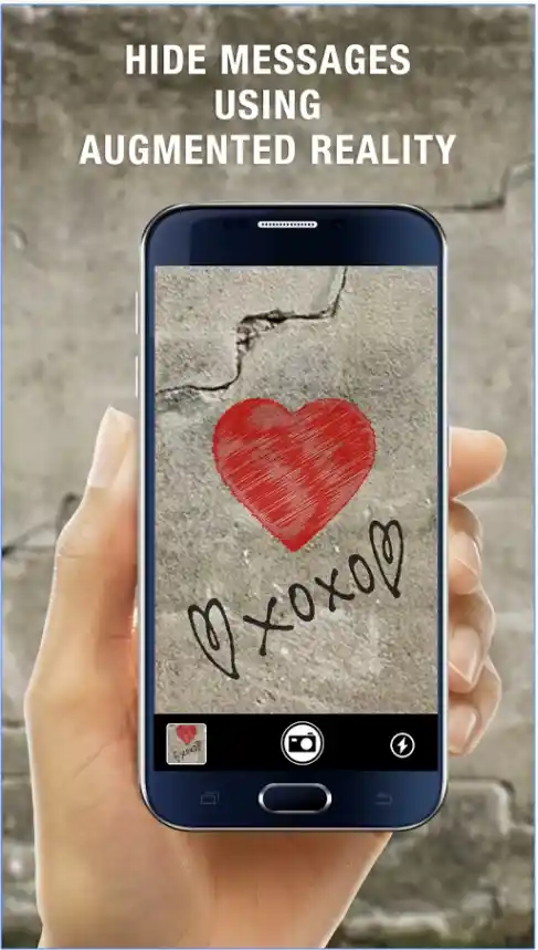 You can scribble hidden virtual messages anywhere with WallaMe. 