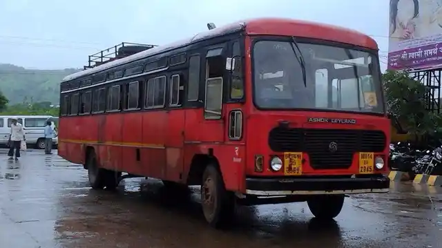 Representational image of a MSRTC bus.