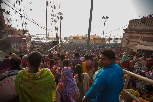 Thousands of people gather in Varanasi for Dev Diwali.