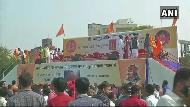 Protests against ‘Padmavati’ in Gujarat.