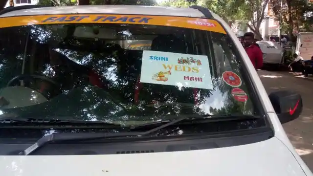 The vehicle in which the I-T officials came.