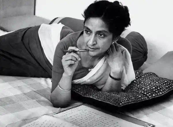 Poetess Amrita Pritam.