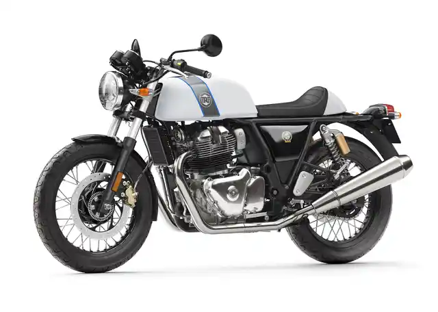 The Royal Enfield Continental GT 650 is built on the GT 535 chassis.
